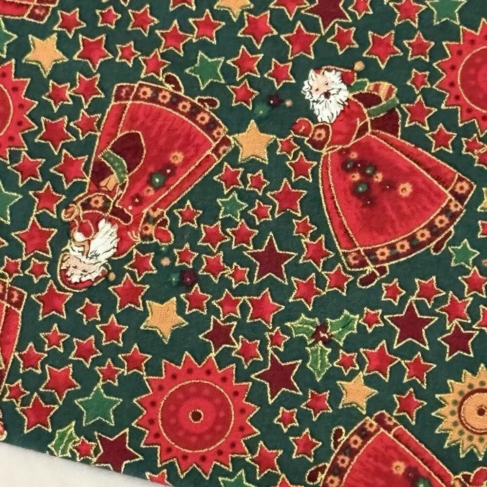 Old World Santas Quilting Cotton English Collection Xmas Fabric David Textiles